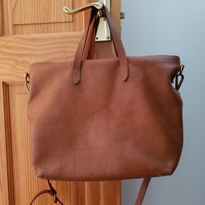 Madewell Medium Zip Top Transport Tote
